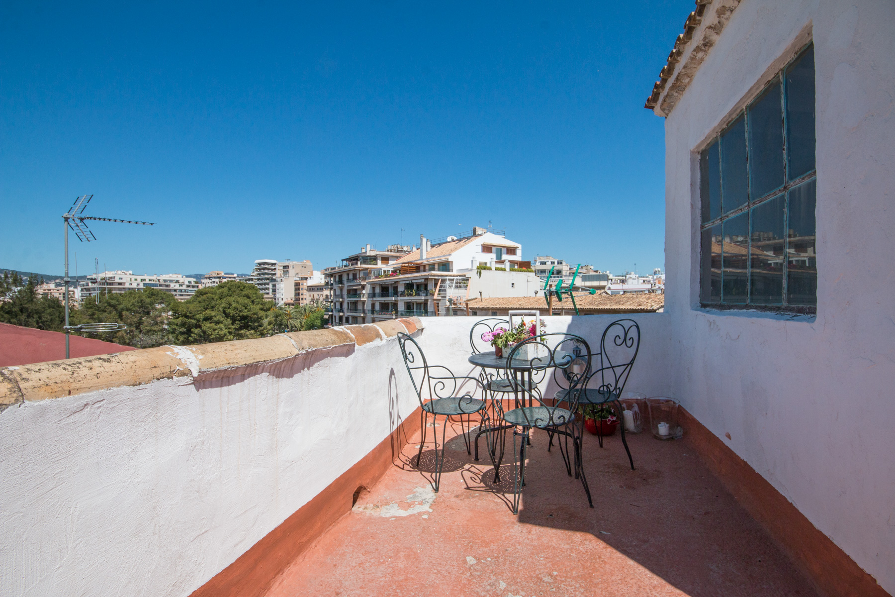 The terrace
