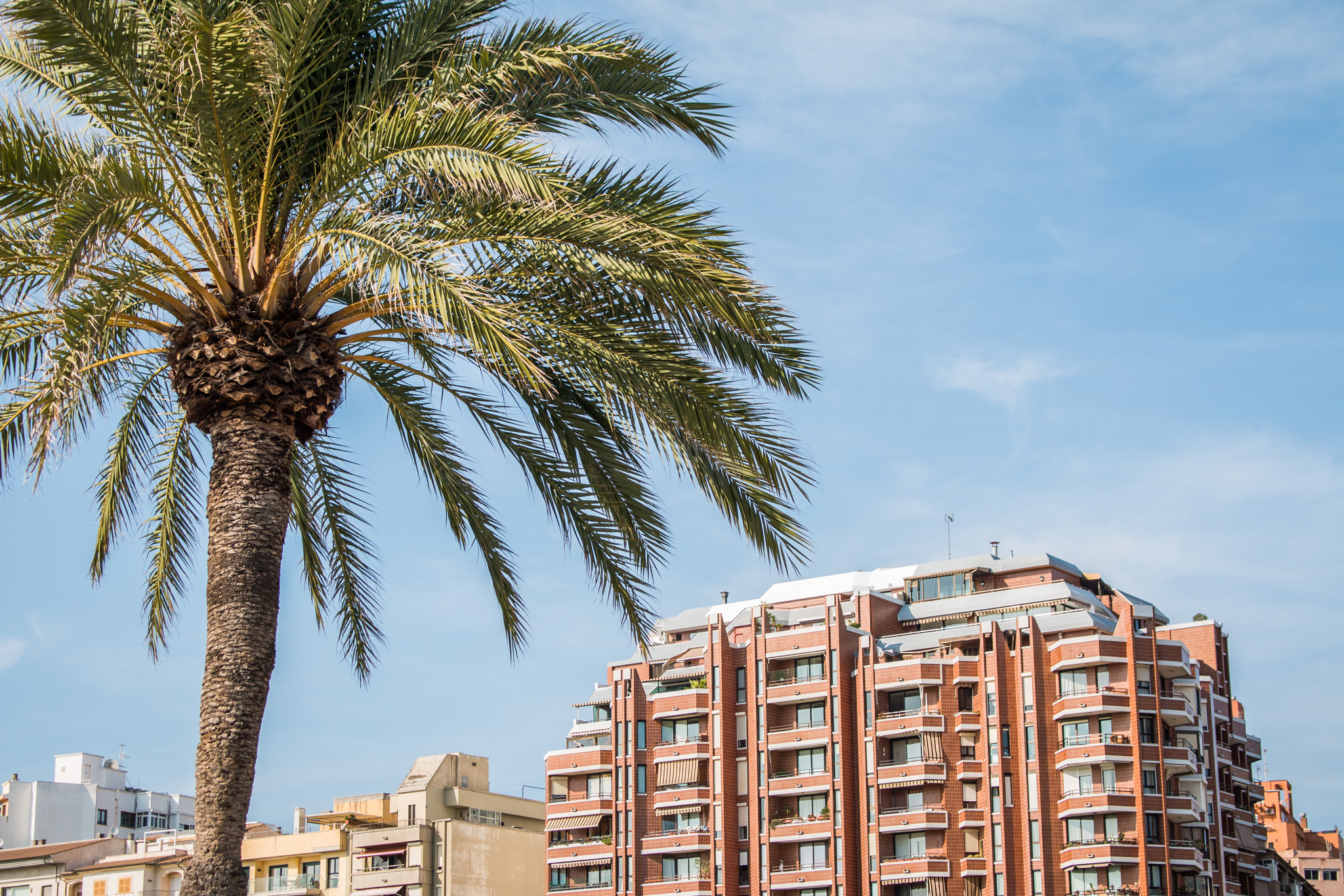 Palma city beach är verkligen nära till allt!